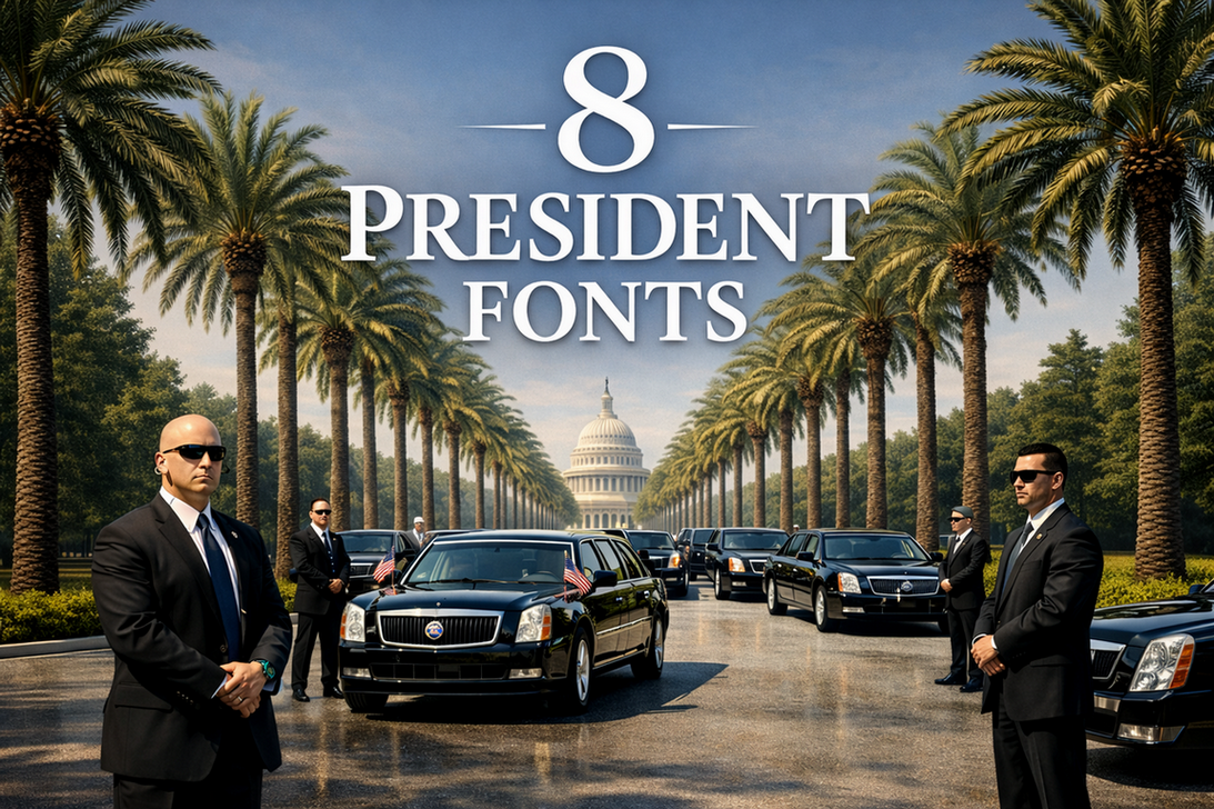 8 presidential fonts for official and business projects